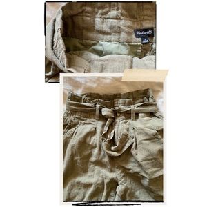 Madewell Pants - Madewell Paperbag Pants in Olive Madewell Pants - Madewell Paperbag Pants in Olive